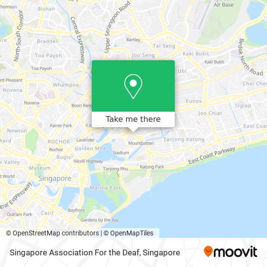 Singapore Association For the Deaf map