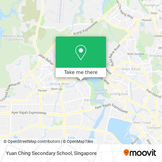 Yuan Ching Secondary School map