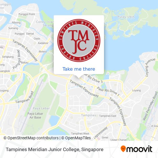 Tampines Meridian Junior College map