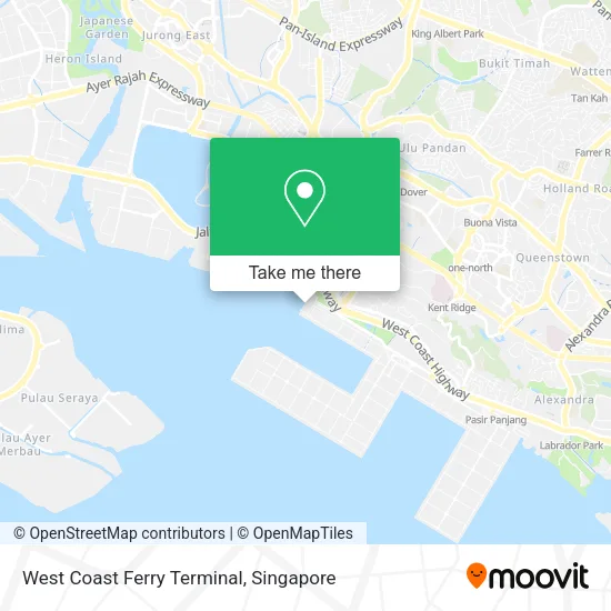 West Coast Ferry Terminal map