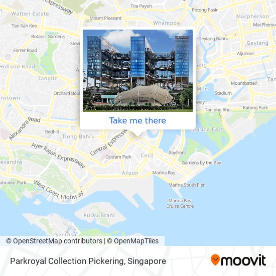 Parkroyal Collection Pickering map