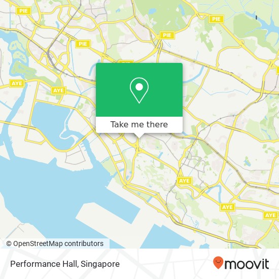 Performance Hall map