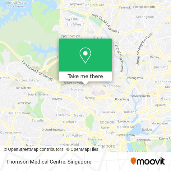 Thomson Medical Centre map
