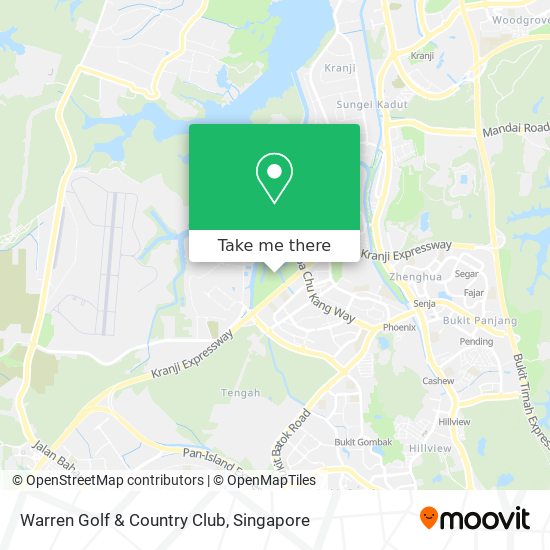 Warren Golf & Country Club地图