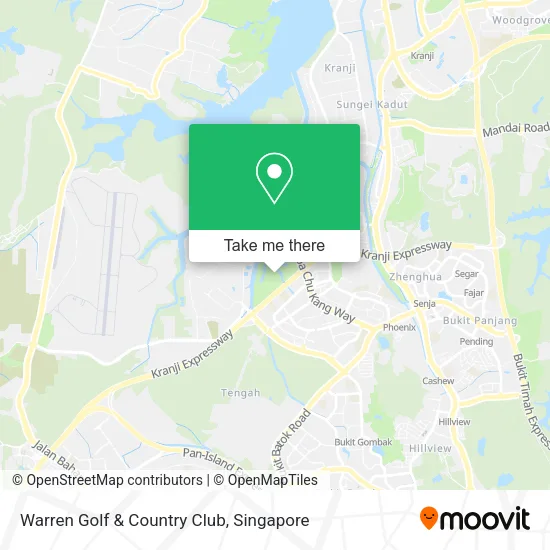Warren Golf & Country Club map