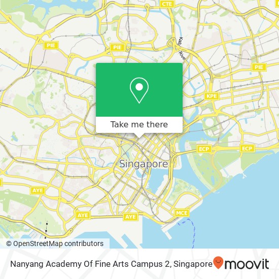 Nanyang Academy Of Fine Arts Campus 2 map