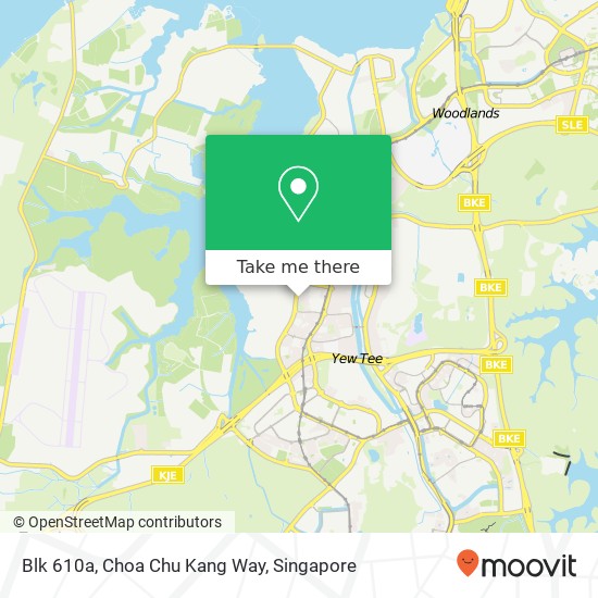 Blk 610a, Choa Chu Kang Way map