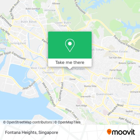 Fontana Heights map