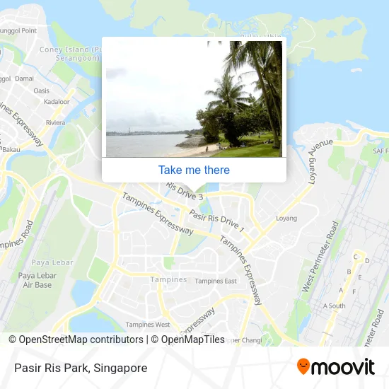 Pasir Ris Park map