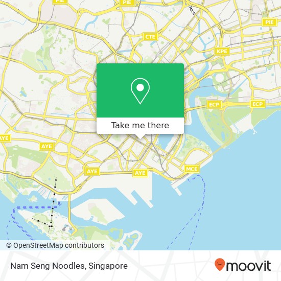 Nam Seng Noodles map