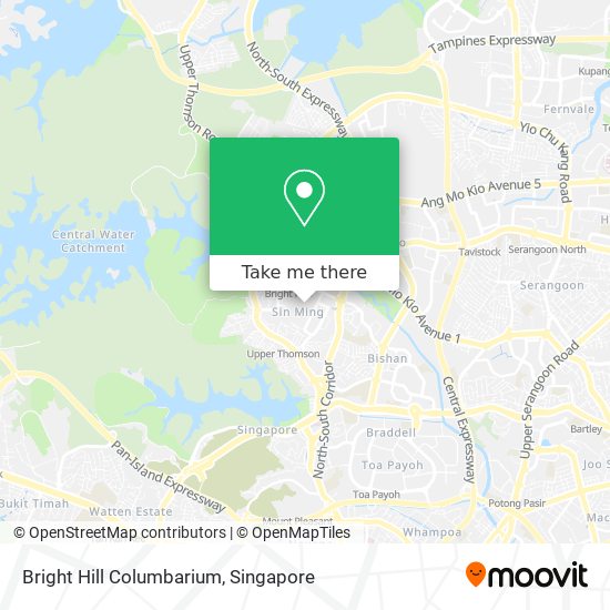 Bright Hill Columbarium map