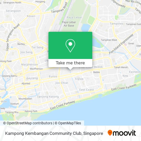 Kampong Kembangan Community Club map