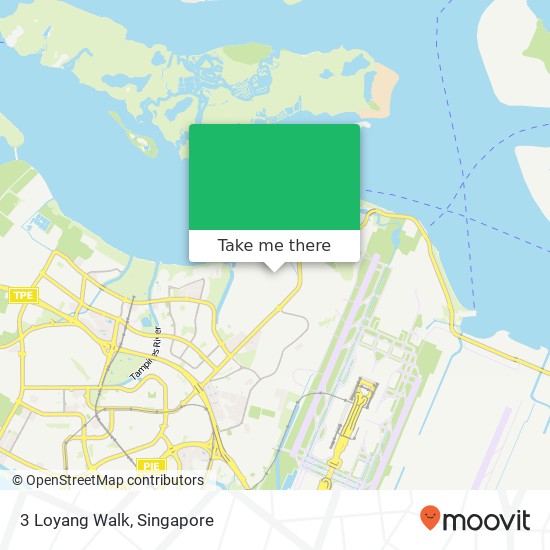 3 Loyang Walk map