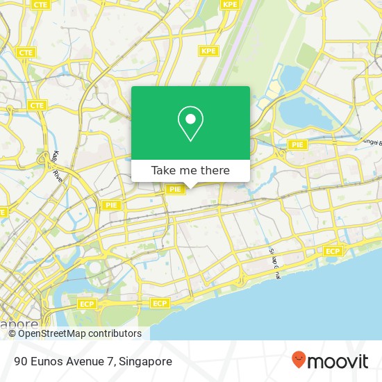 90 Eunos Avenue 7地图