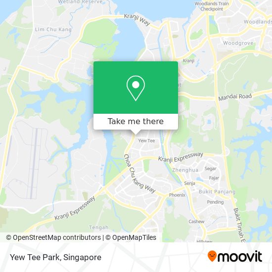 Yew Tee Park map