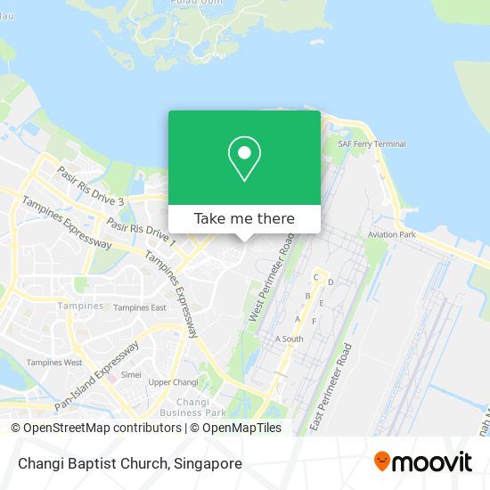 Changi Baptist Church map