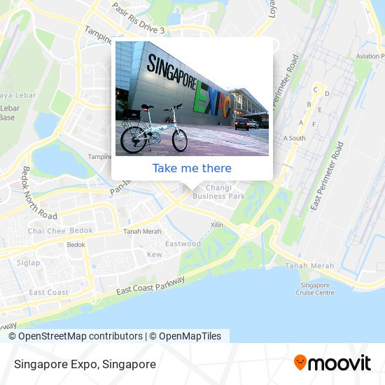 Singapore Expo map