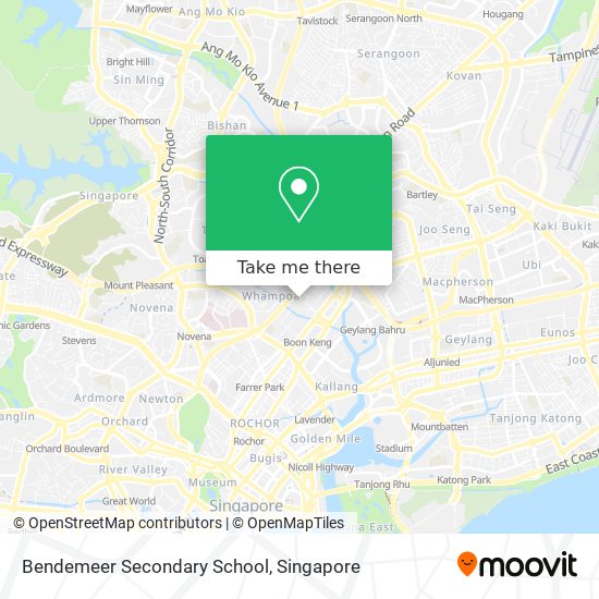 Bendemeer Secondary School map