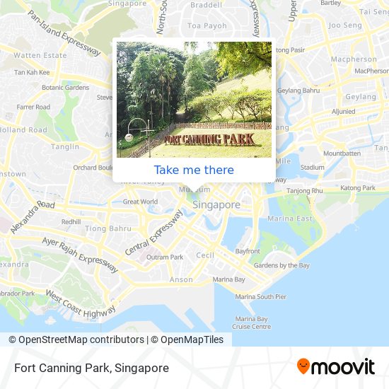 Fort Canning Park地图