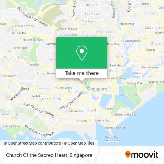 Church Of the Sacred Heart地图