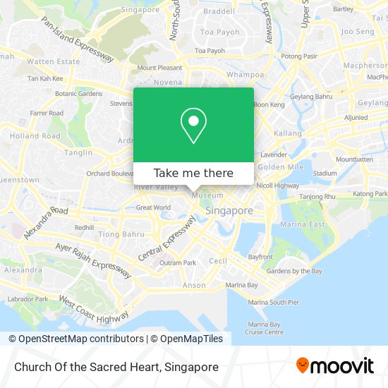 Church Of the Sacred Heart map