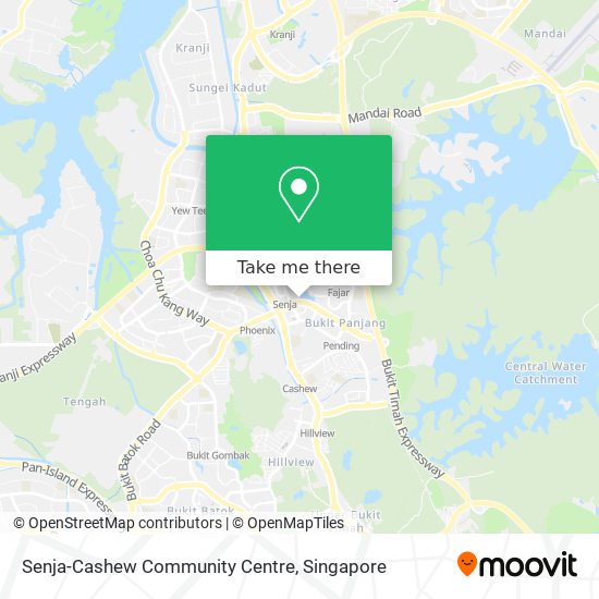 Senja-Cashew Community Centre map