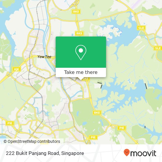 222 Bukit Panjang Road map