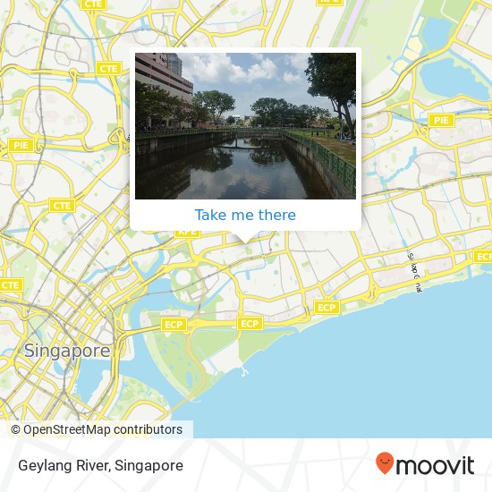 Geylang River map
