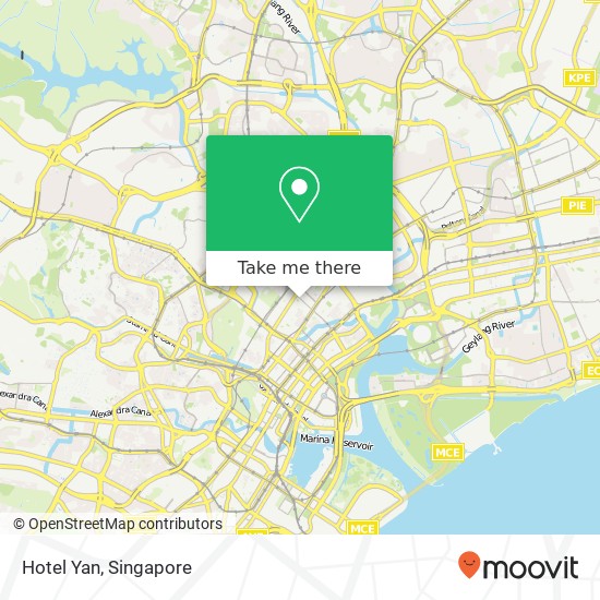 Hotel Yan map