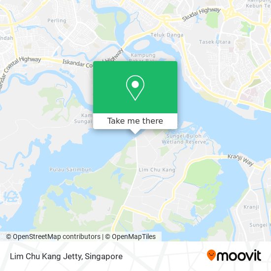 Lim Chu Kang Jetty map