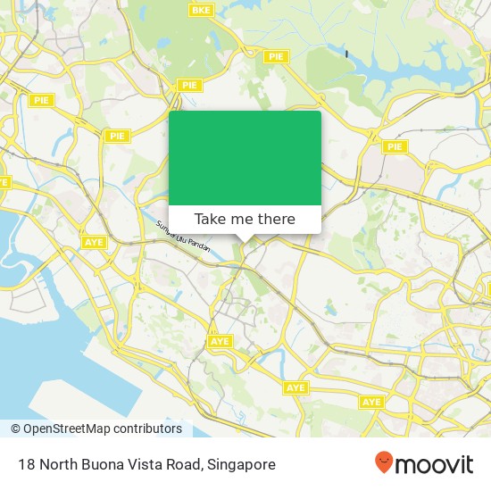 18 North Buona Vista Road map