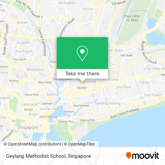 Geylang Methodist School map