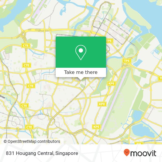 831 Hougang Central map