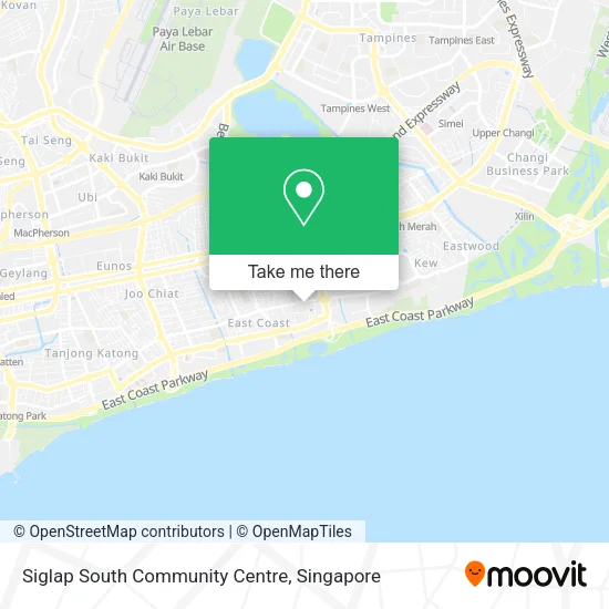 Siglap South Community Centre map