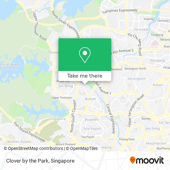 Clover by the Park map