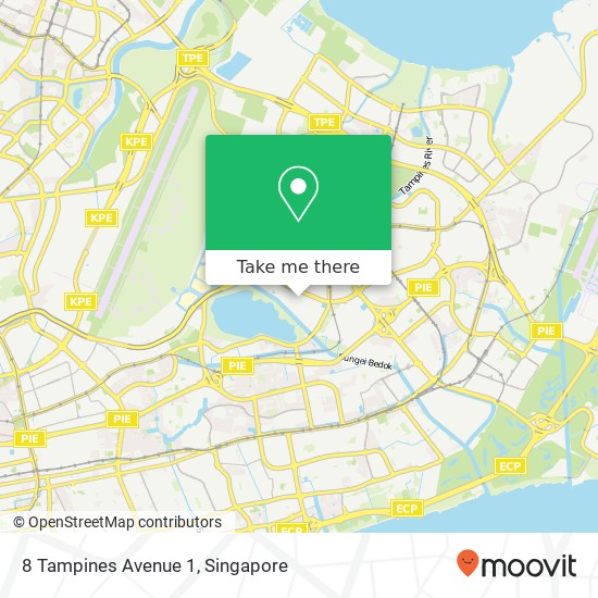 8 Tampines Avenue 1 map
