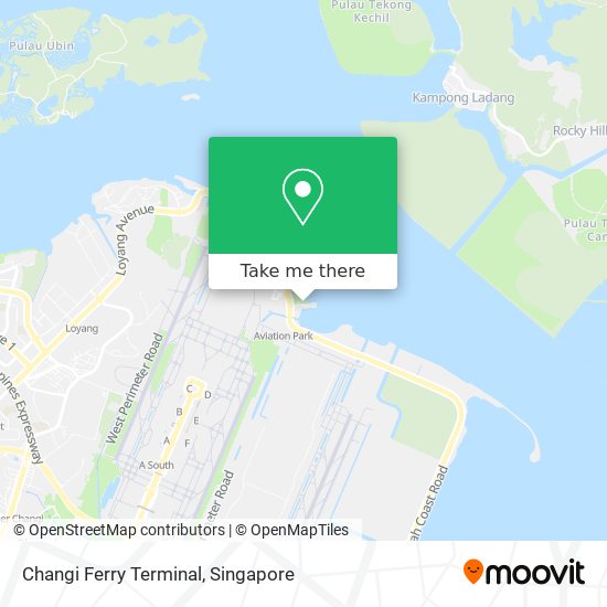 Changi Ferry Terminal map