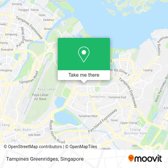 Tampines Greenridges地图