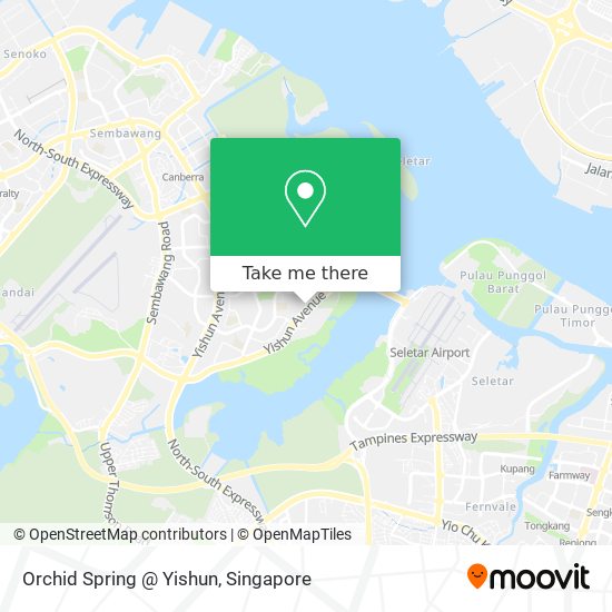 Orchid Spring @ Yishun map