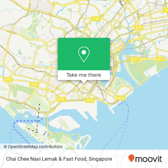 Chai Chee Nasi Lemak & Fast Food map