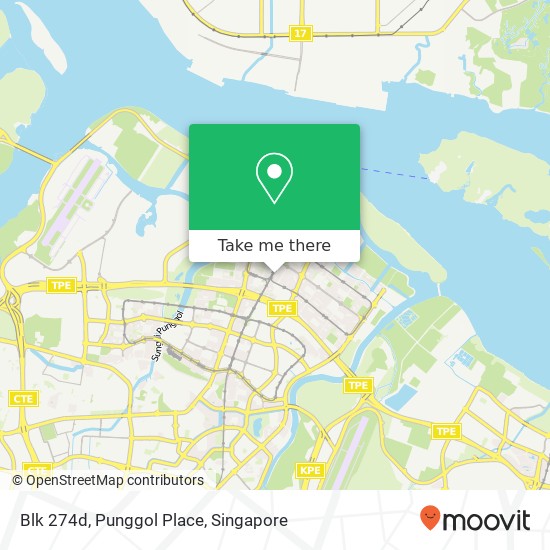 Blk 274d, Punggol Place map
