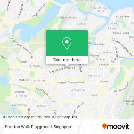 Stratton Walk Playground map