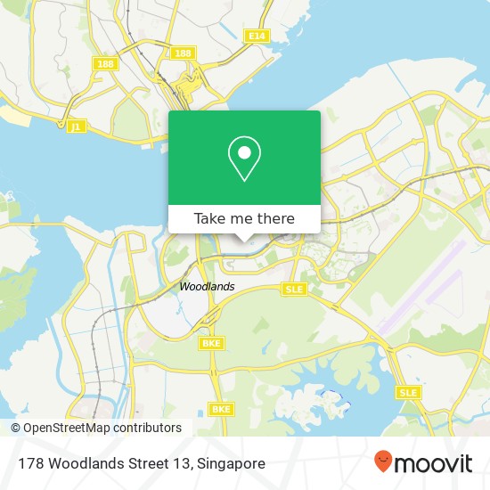 178 Woodlands Street 13 map