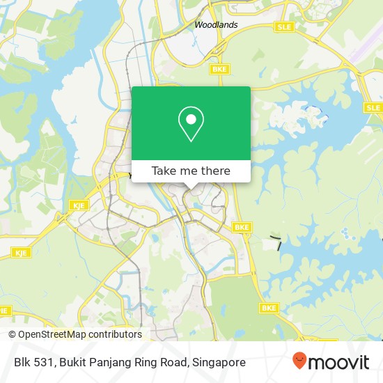 Blk 531, Bukit Panjang Ring Road map