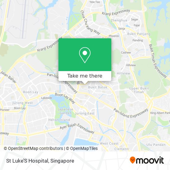 St Luke’S Hospital map