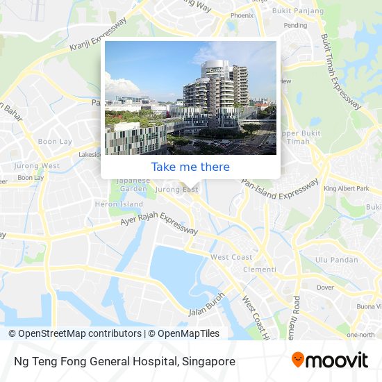 Ng Teng Fong General Hospital map