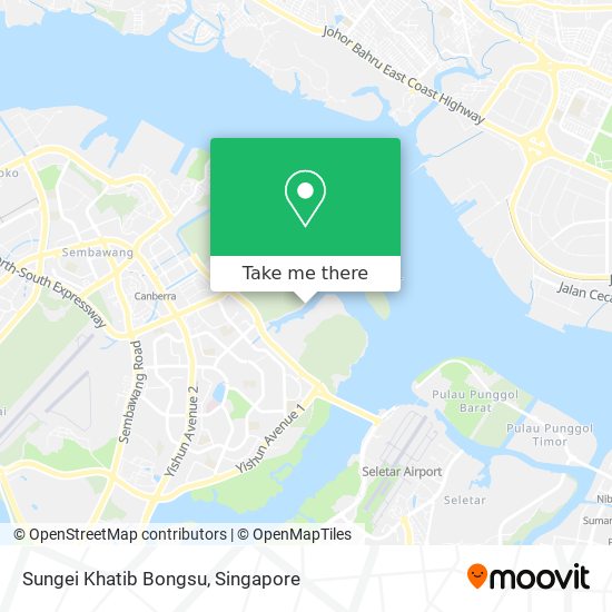 Sungei Khatib Bongsu map