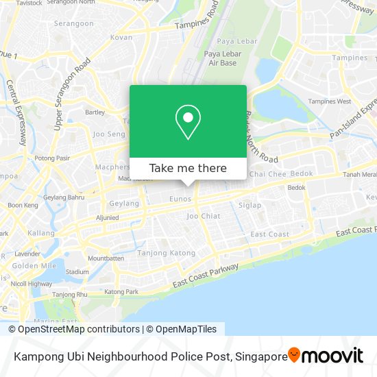 Kampong Ubi Neighbourhood Police Post地图