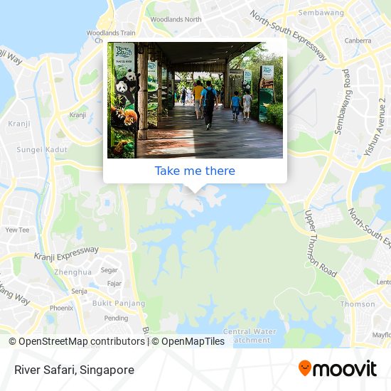 River Safari map