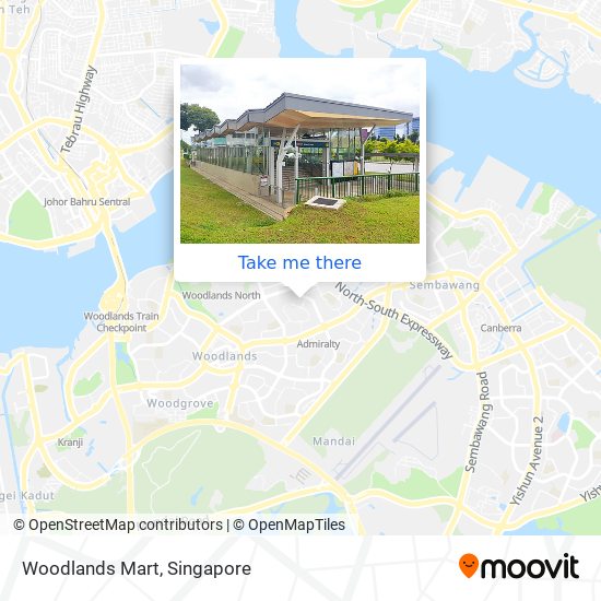 Woodlands Mart地图